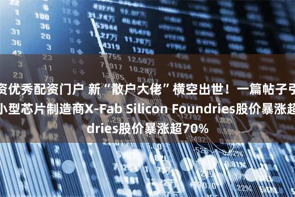配资优秀配资门户 新“散户大佬”横空出世！一篇帖子引爆欧洲小型芯片制造商X-Fab Silicon Foundries股价暴涨超70%